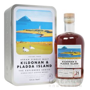 愛倫探險家系列#3 Kildonan & Pladda 21年單一麥芽威士忌 700ml