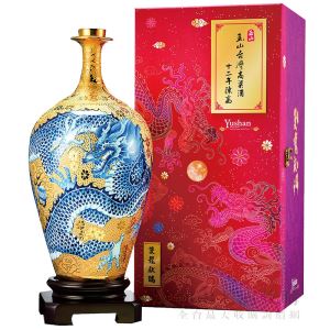 玉山台灣高粱酒十二年（雙龍獻瑞）1500ml -  168老酒收購全台最大收購詢價網-最新行情表歡迎詢問討論-台北老酒收購、桃園老酒收購、台中老酒收購、高雄老酒收購、全台灣老酒收購、威士忌最大收購商、新舊威士忌最大收購商