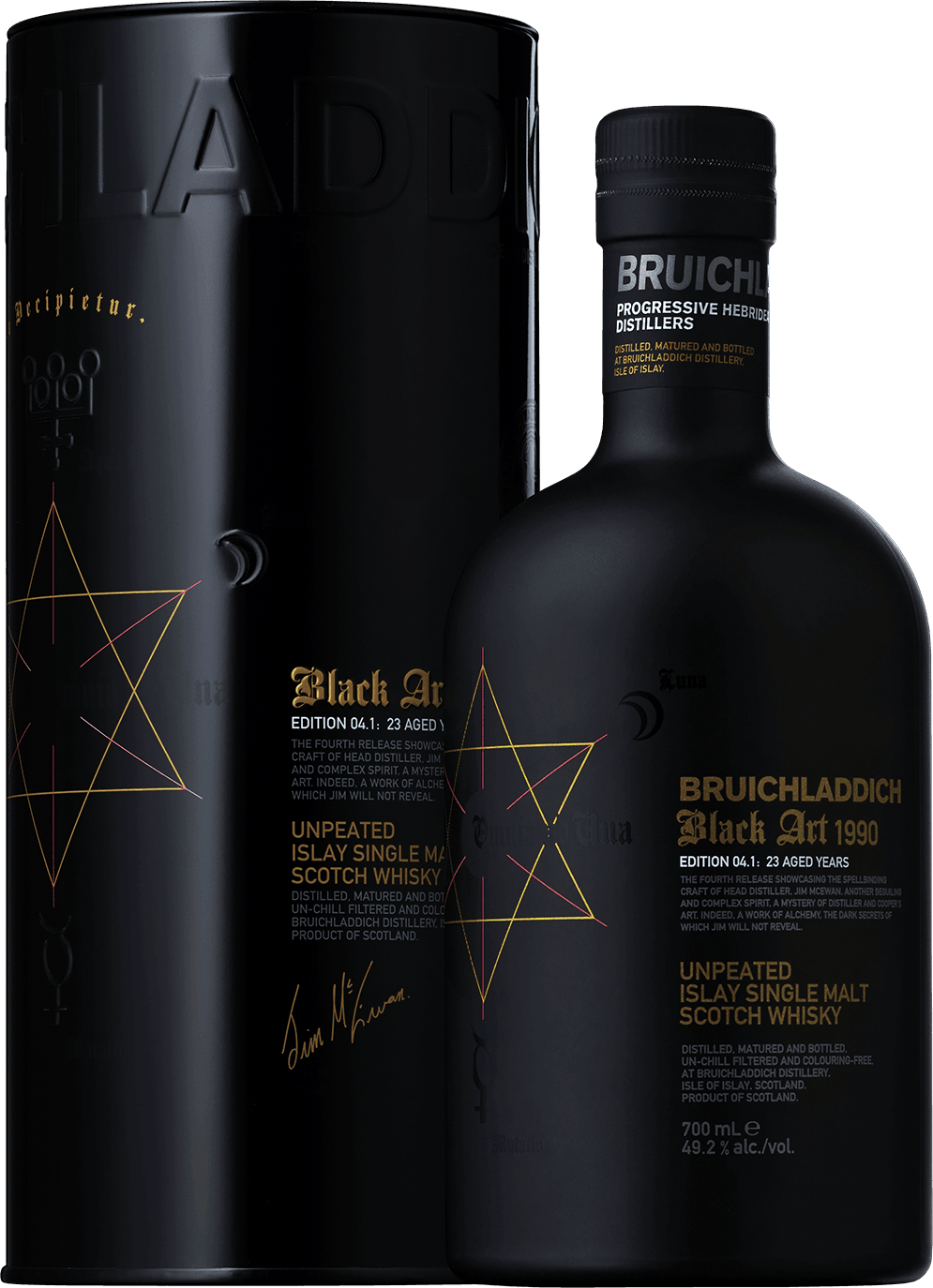 布萊迪 黑色藝術 4.1版 1990 23年單一麥芽蘇格蘭威士忌原酒 700ml