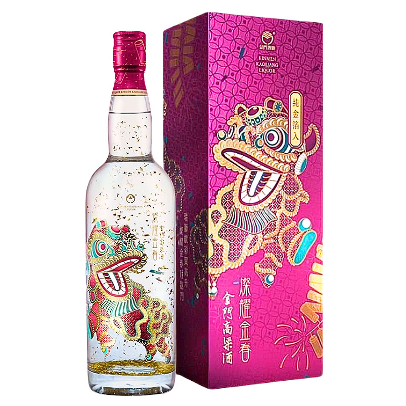 金門酒廠 燦耀金春金箔酒 (舞獅版) 750ml