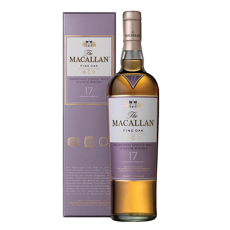 予約】 最終値下げ！おまけ付き！MACALLAN FINE OAK17年 ウイスキー